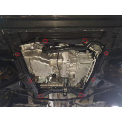 Protection aluminium sous moteur et de la boîte de vitesses - Dacia Dokker | Lodgy | Logan 2 | Sandero 2