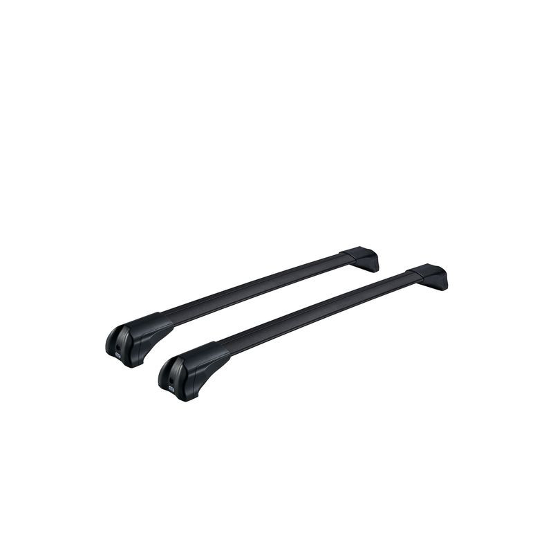 2 Barres de toit aluminium noir Série PF 80x29,5 mm - Duster 1 (2014 - 2018)