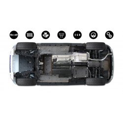 Pack protection intégrale - Protection AV complète + EGR AV + Réservoir + Différentiel - Dacia Duster I & II (2015 - 2021)